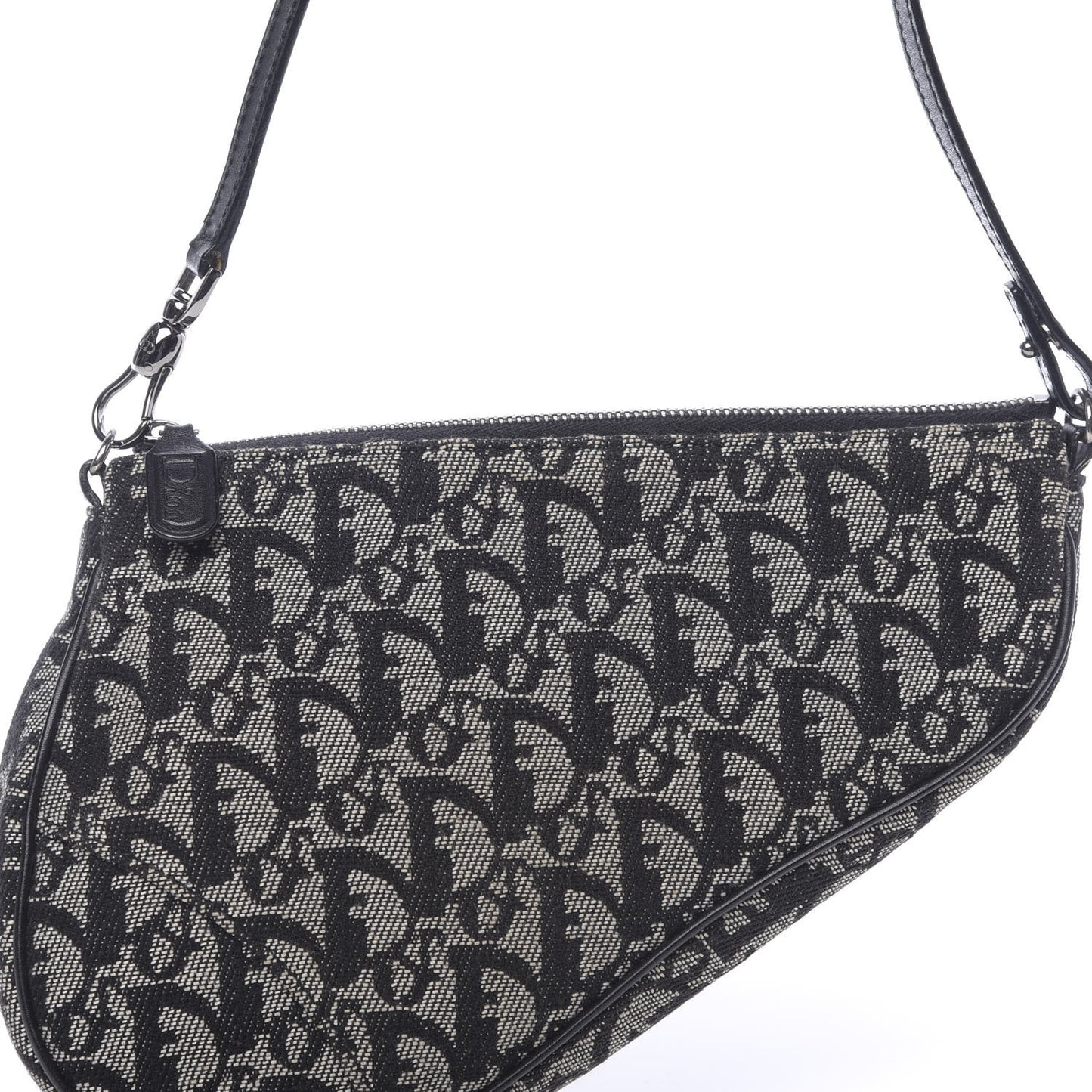 Monogram Mini Saddle Pochette Black