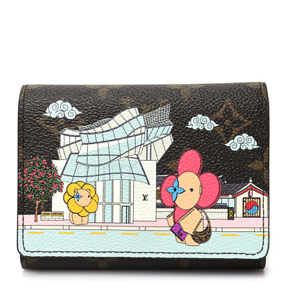 Louis Vuitton Monogram 2022 Christmas Animation Seoul Victorine Wallet Fuchsia 1 of 11