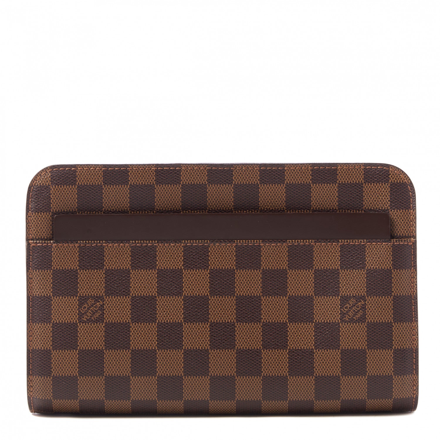 Louis Vuitton Damier Ebene Pochette Saint Louis Clutch 1 of 7