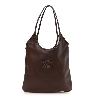 Miu Miu Nappa Ivy Bag Briarwood 1 of 9