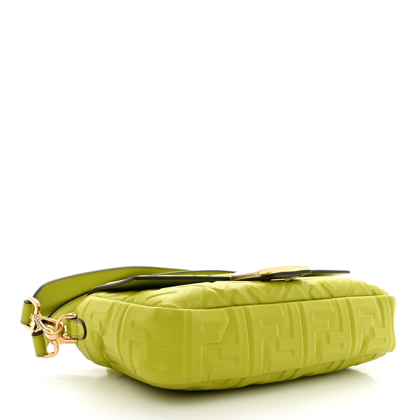 Nappa FF 1974 Embossed Baguette Wasabi