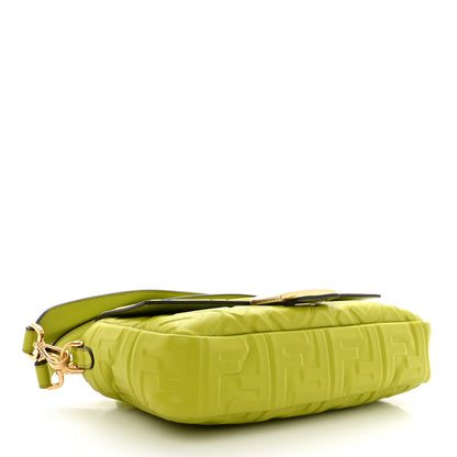 Fendi Nappa FF 1974 Embossed Baguette Wasabi 4 of 10