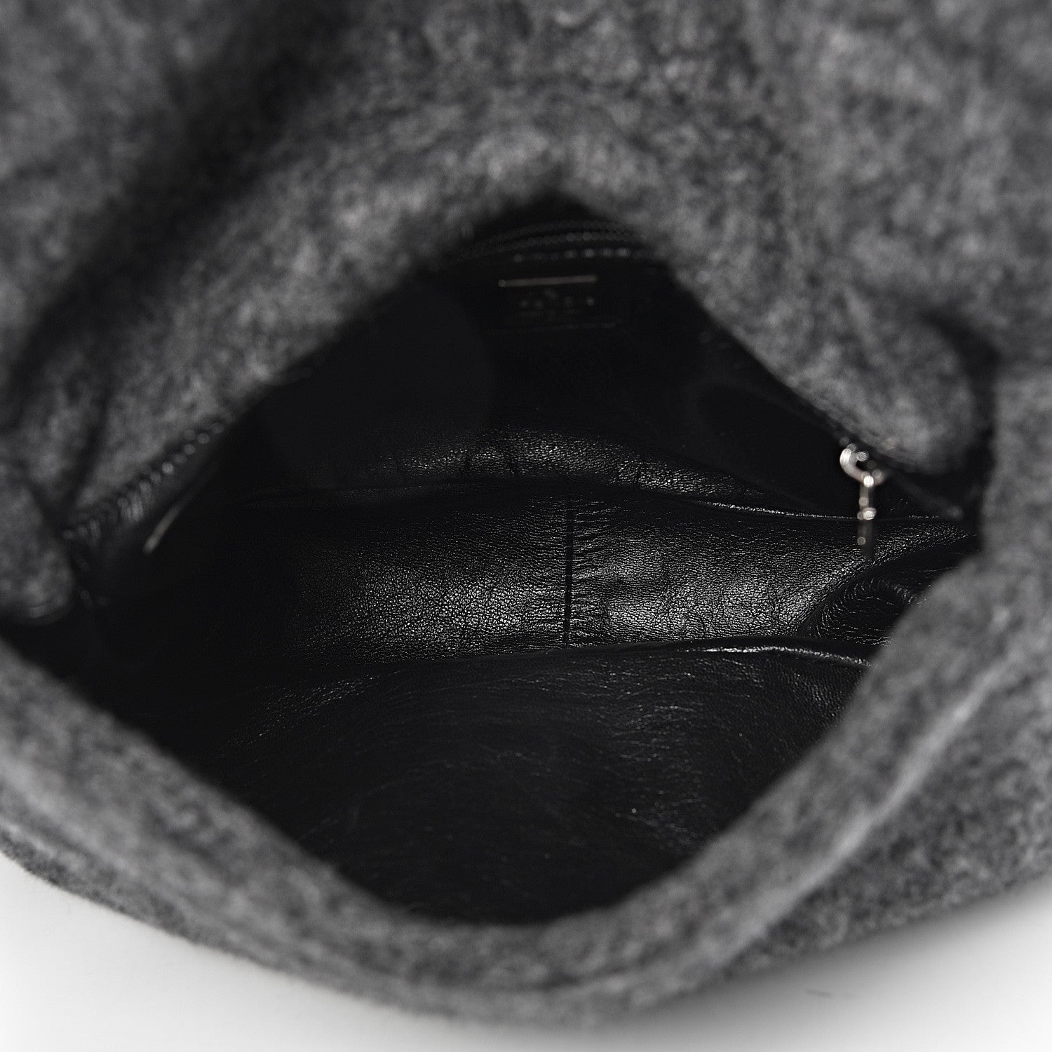 Fendi Wool Zucca Mama Baguette Grey 5 of 10
