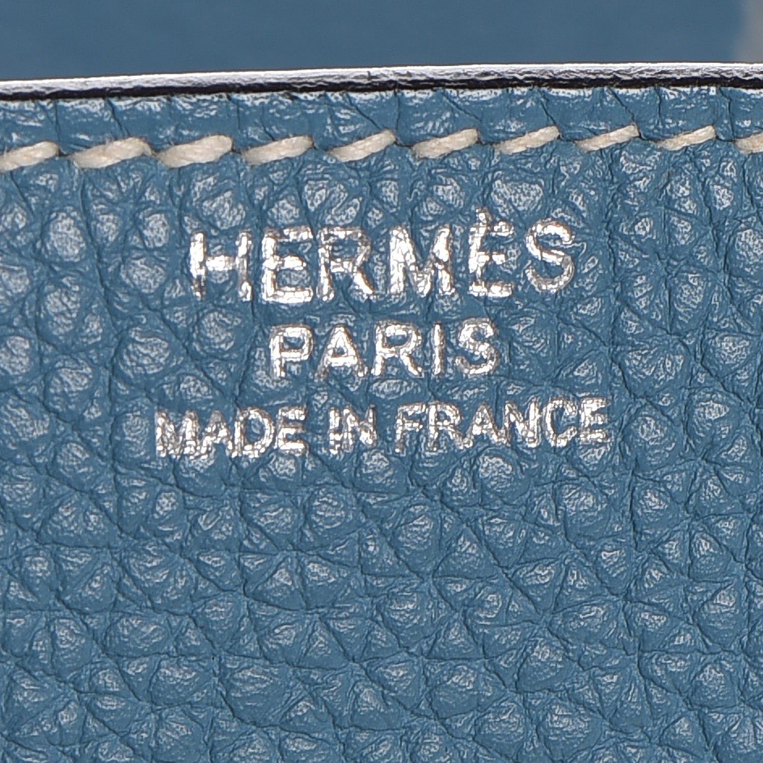 Hermes Togo Birkin 30 Blue Jean 7 of 35