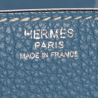 Hermes Togo Birkin 30 Blue Jean 7 of 35