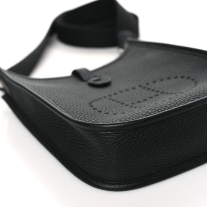 Hermes Taurillon Clemence Evelyne TPM Black 9 of 10