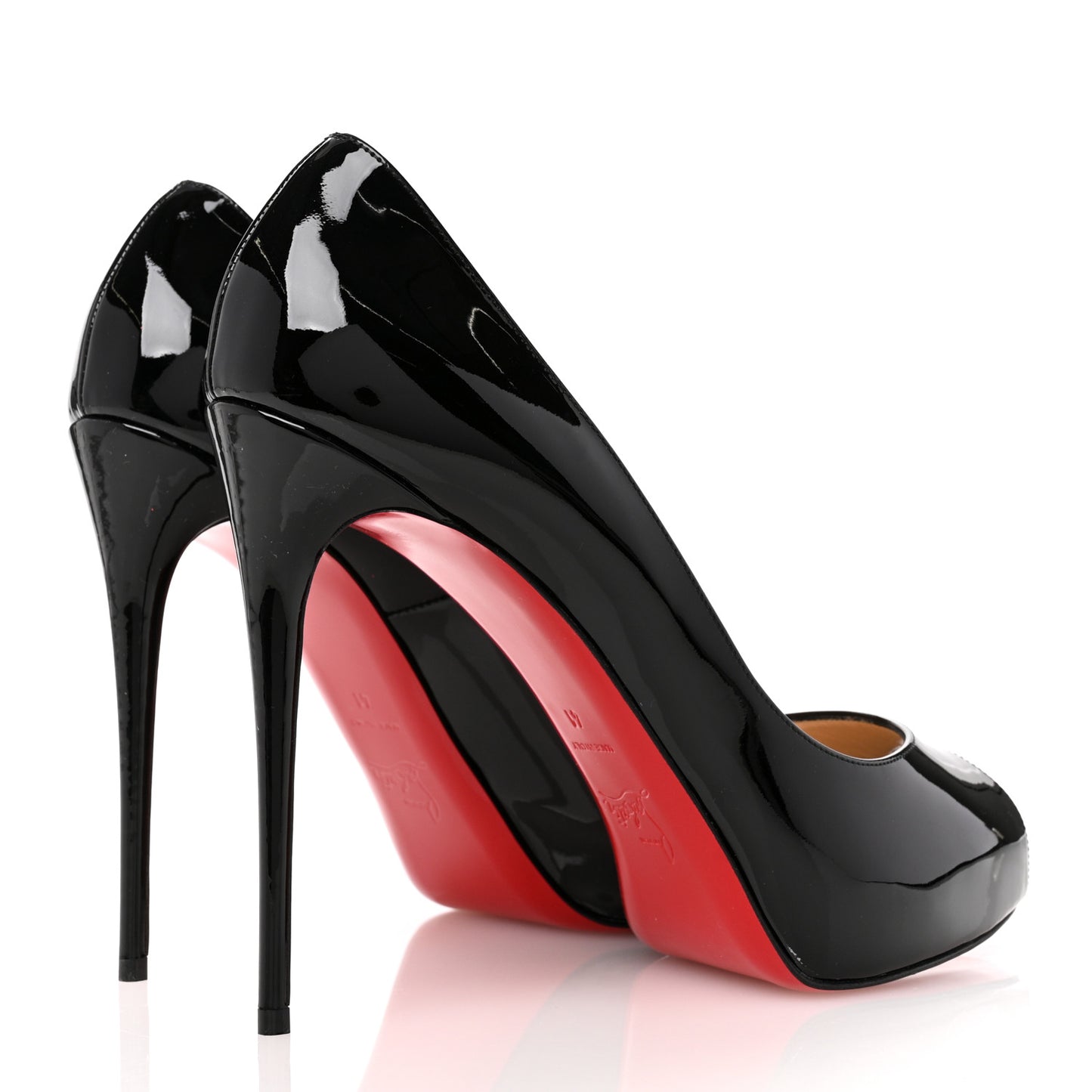 Patent New Very Prive 120 Pumps 41 Black Red
