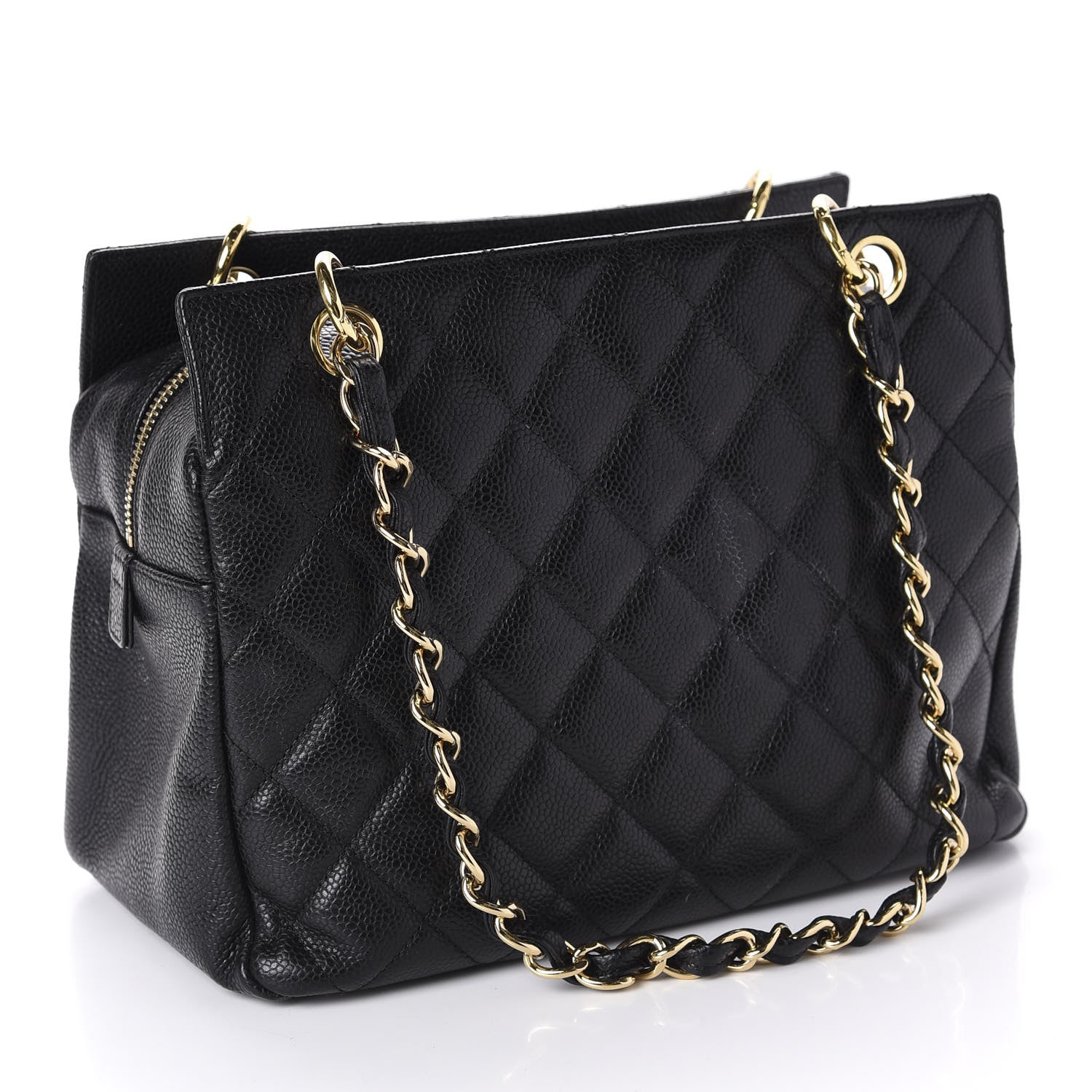 Chanel Caviar Quilted Petit Timeless Tote PTT Black 4 of 11