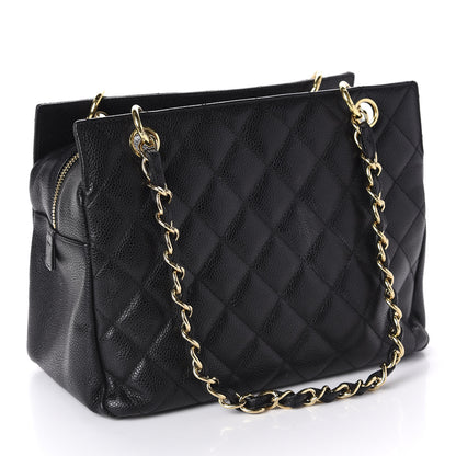 Chanel Caviar Quilted Petit Timeless Tote PTT Black 4 of 11