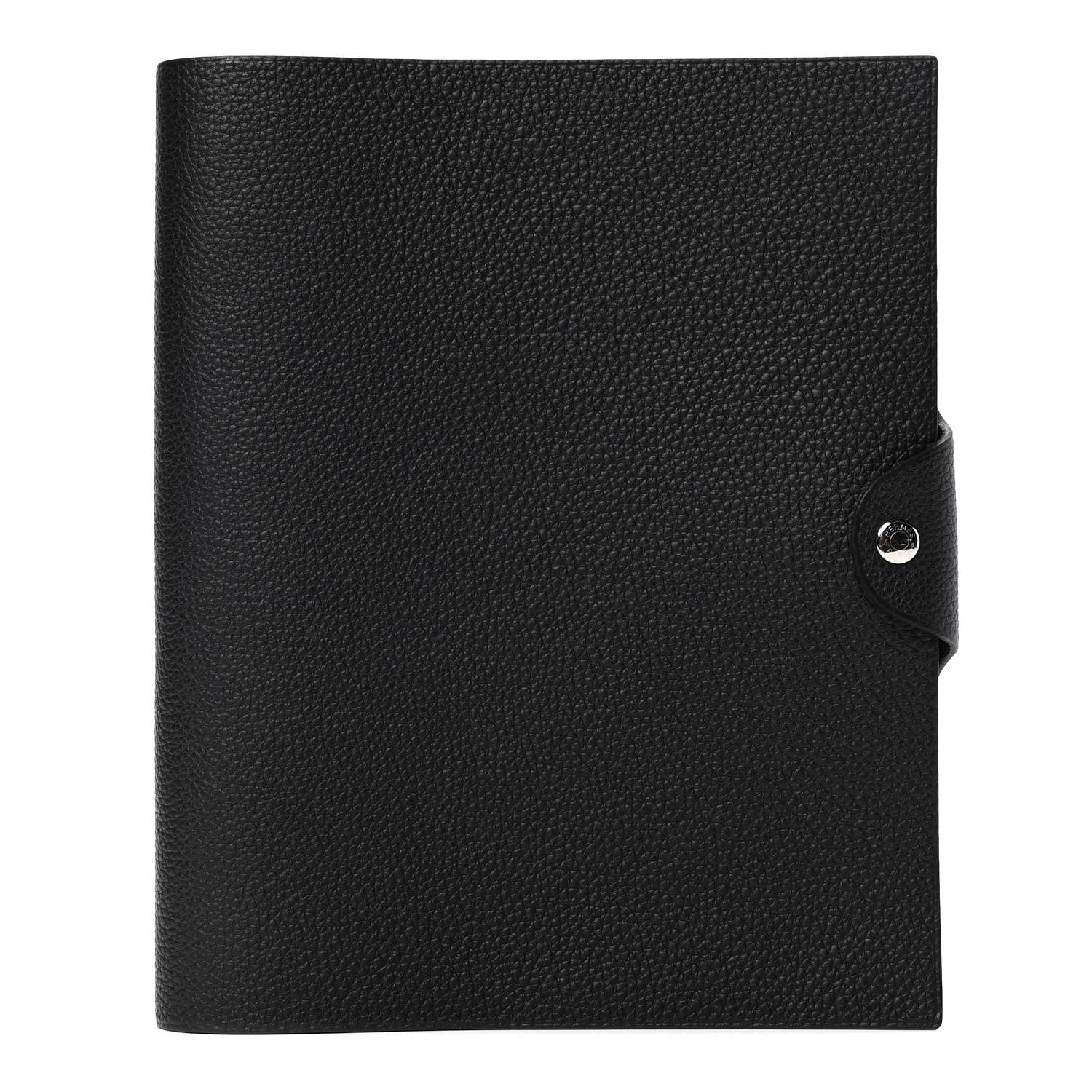 Hermes Togo Ulysse MM Agenda Cover Black 1 of 5