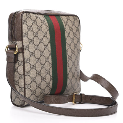 Gucci GG Supreme Monogram Web Small Ophidia Messenger Bag Brown 4 of 11