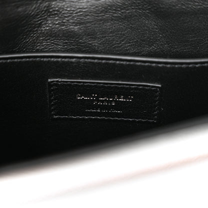 Saint Laurent Grain De Poudre Monogram Medium Sulpice Shoulder Bag Silver 6 of 15