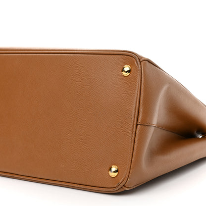 Prada Saffiano Lux Medium Tote Caramel 9 of 9