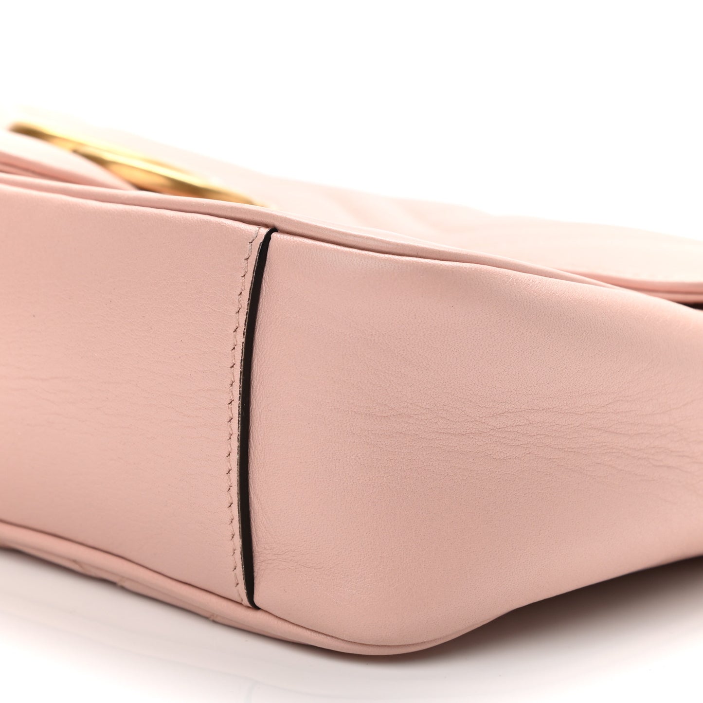 Calfskin Matelasse Small GG Marmont Shoulder Bag Perfect Pink