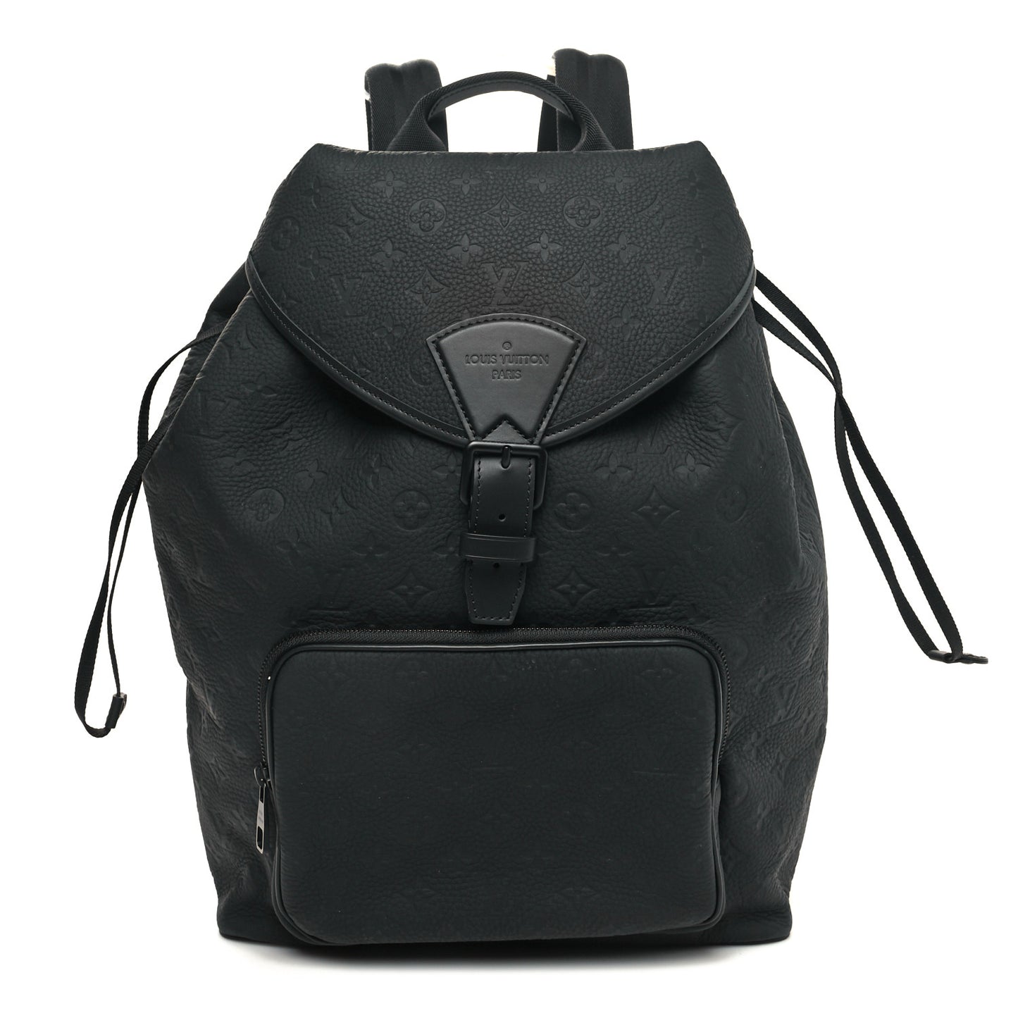 Taurillon Monogram Montsouris Backpack Black