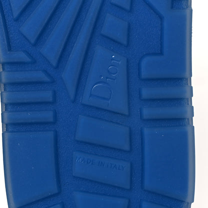 Christian Dior Calfskin Clear Rubber Dior-ID Platform Sneakers 38 White Deep Blue 6 of 7