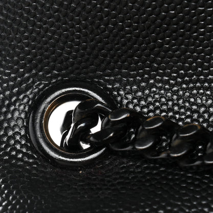 Saint Laurent Grain De Poudre Medium Classic Monogram Monochrome Kate Satchel Black 14 of 16