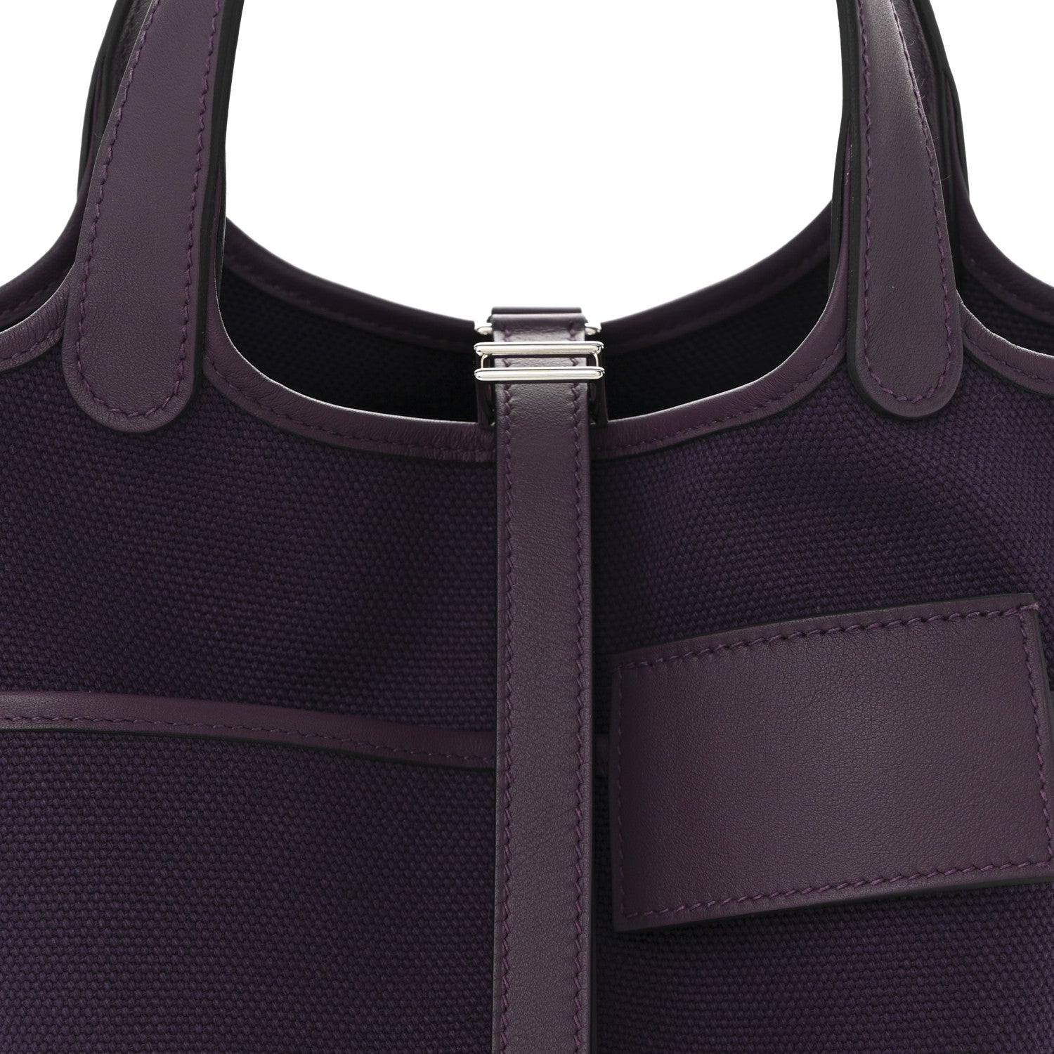 Hermes Toile Goeland Swift Cargo Picotin Lock 18 Raisin Cassis 8 of 11