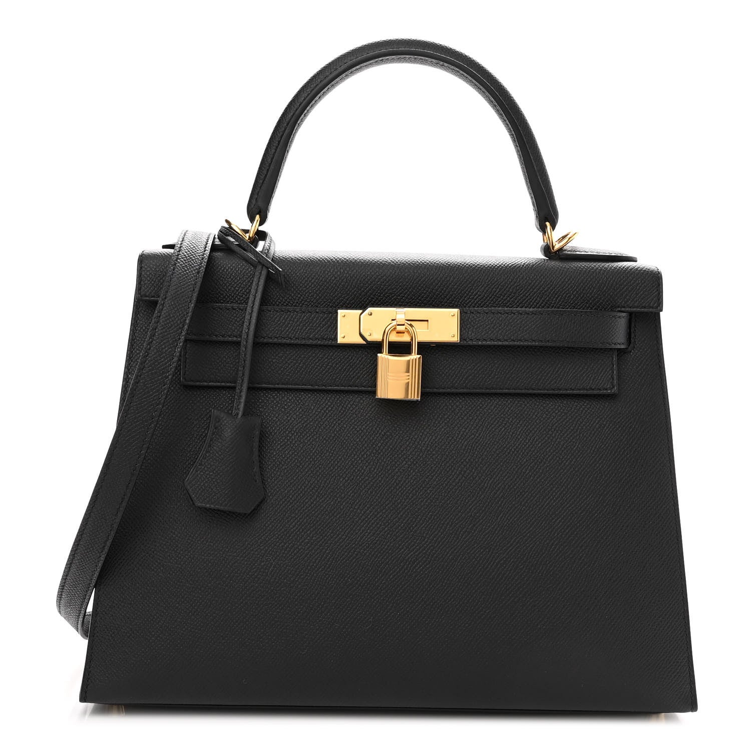 Hermes Epsom Kelly Sellier 28 Black 1 of 10