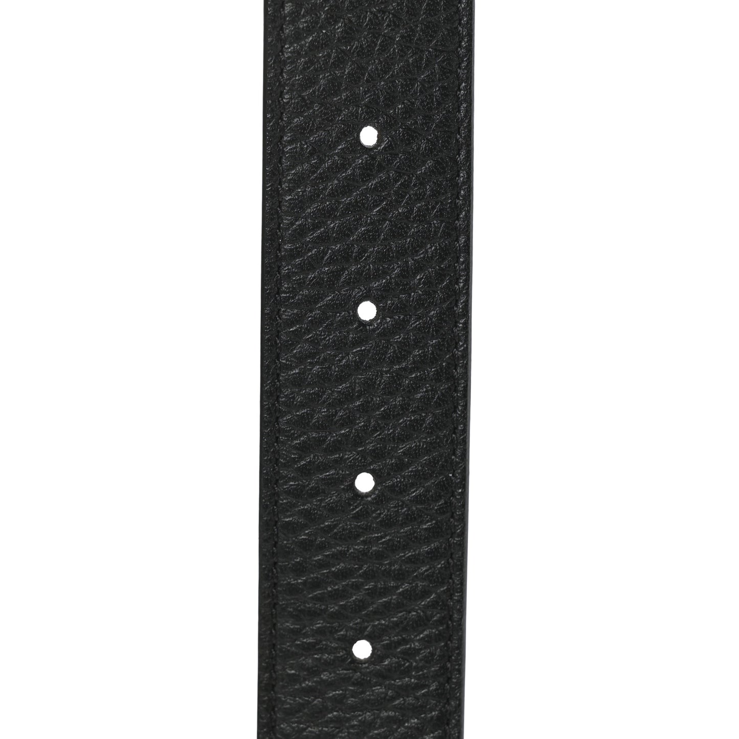 Taurillon Calfskin 30mm LV Initiales Reversible Belt 85 34 Black