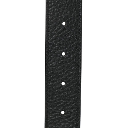 Louis Vuitton Taurillon Calfskin 30mm LV Initiales Reversible Belt 85 34 Black 6 of 6