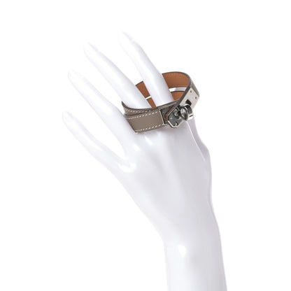 Hermes Swift Kelly Double Tour Bracelet T1 Etoupe 2 of 5