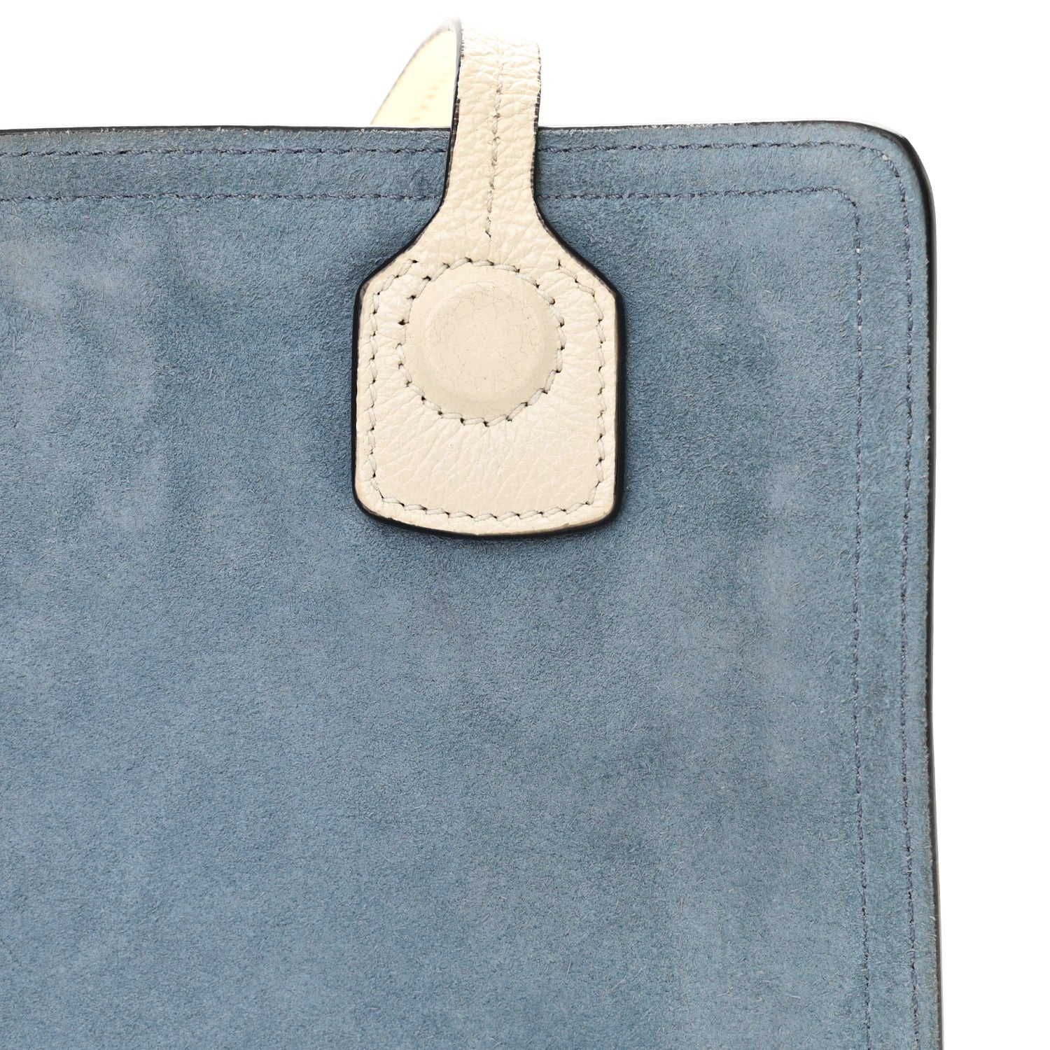 Prada Glace Calf Etiquette Flap Bianco Astra 12 of 13