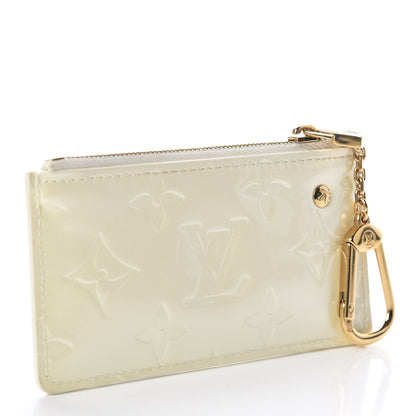 Louis Vuitton Vernis Key Pouch Perle 3 of 6