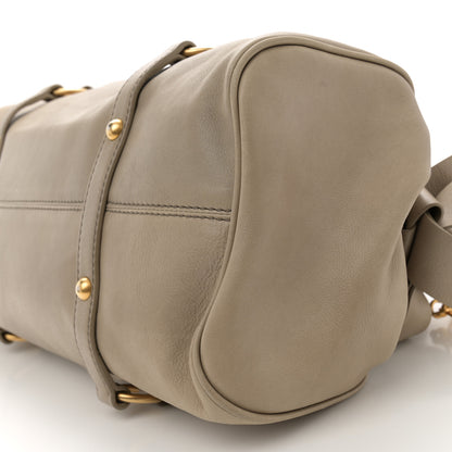 Miu Miu Vitello Medium Bow Bag Grey 10 of 15