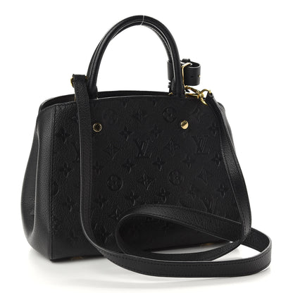 Louis Vuitton Empreinte Montaigne BB Black 3 of 9
