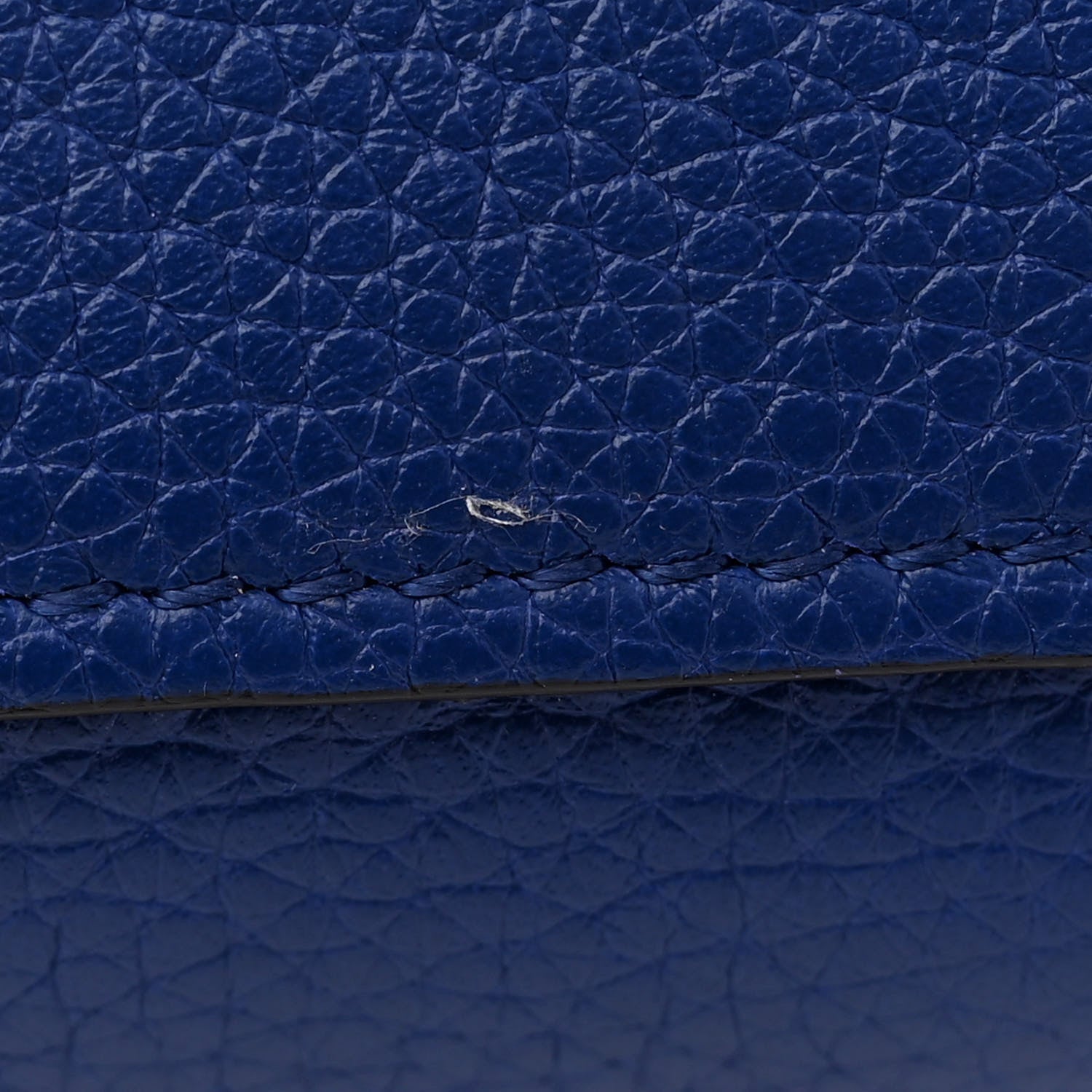 Celine Drummed Calfskin Micro Luggage Indigo 11 of 11