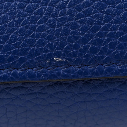 Celine Drummed Calfskin Micro Luggage Indigo 11 of 11