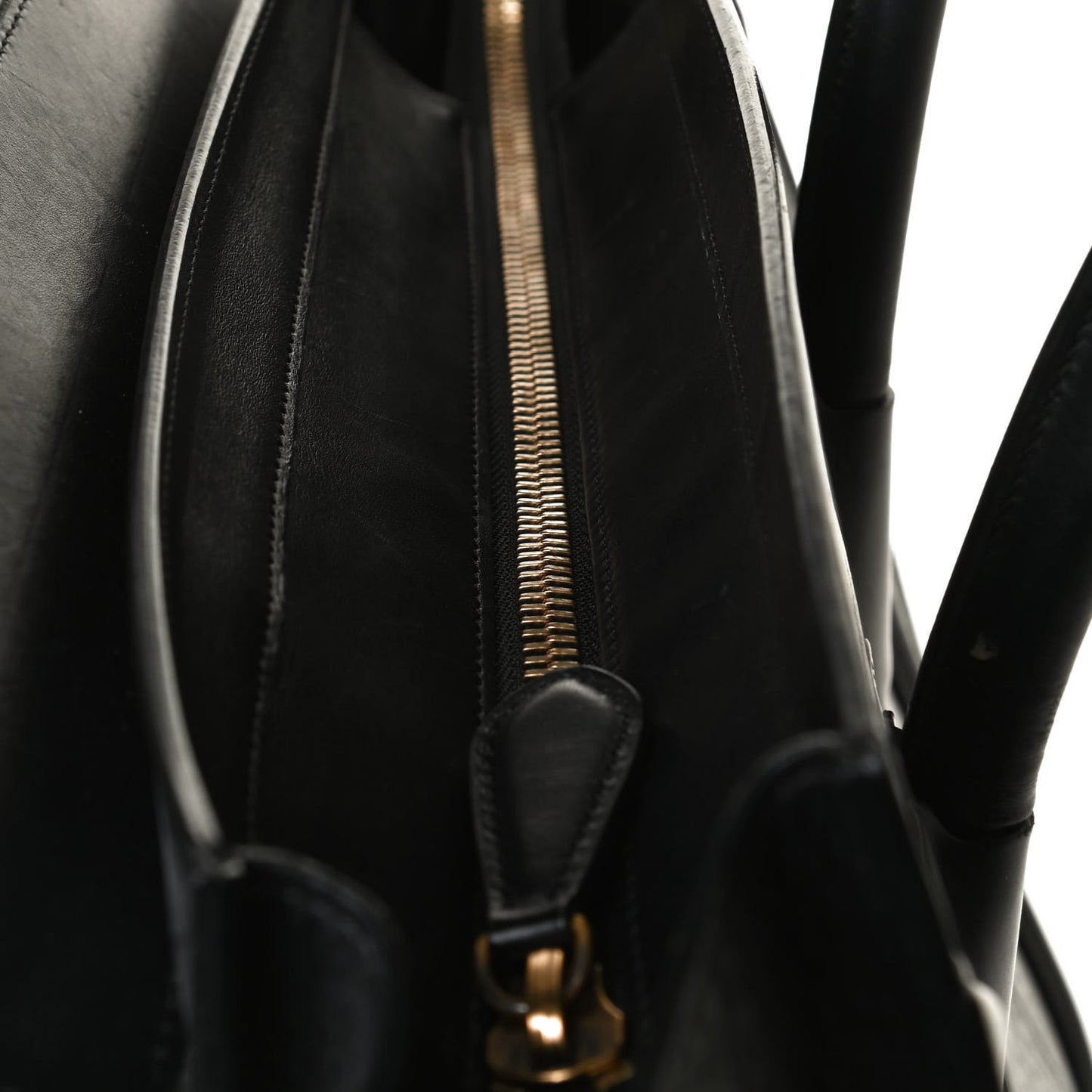Calfskin Astrakhan Embossed Mini Luggage Black