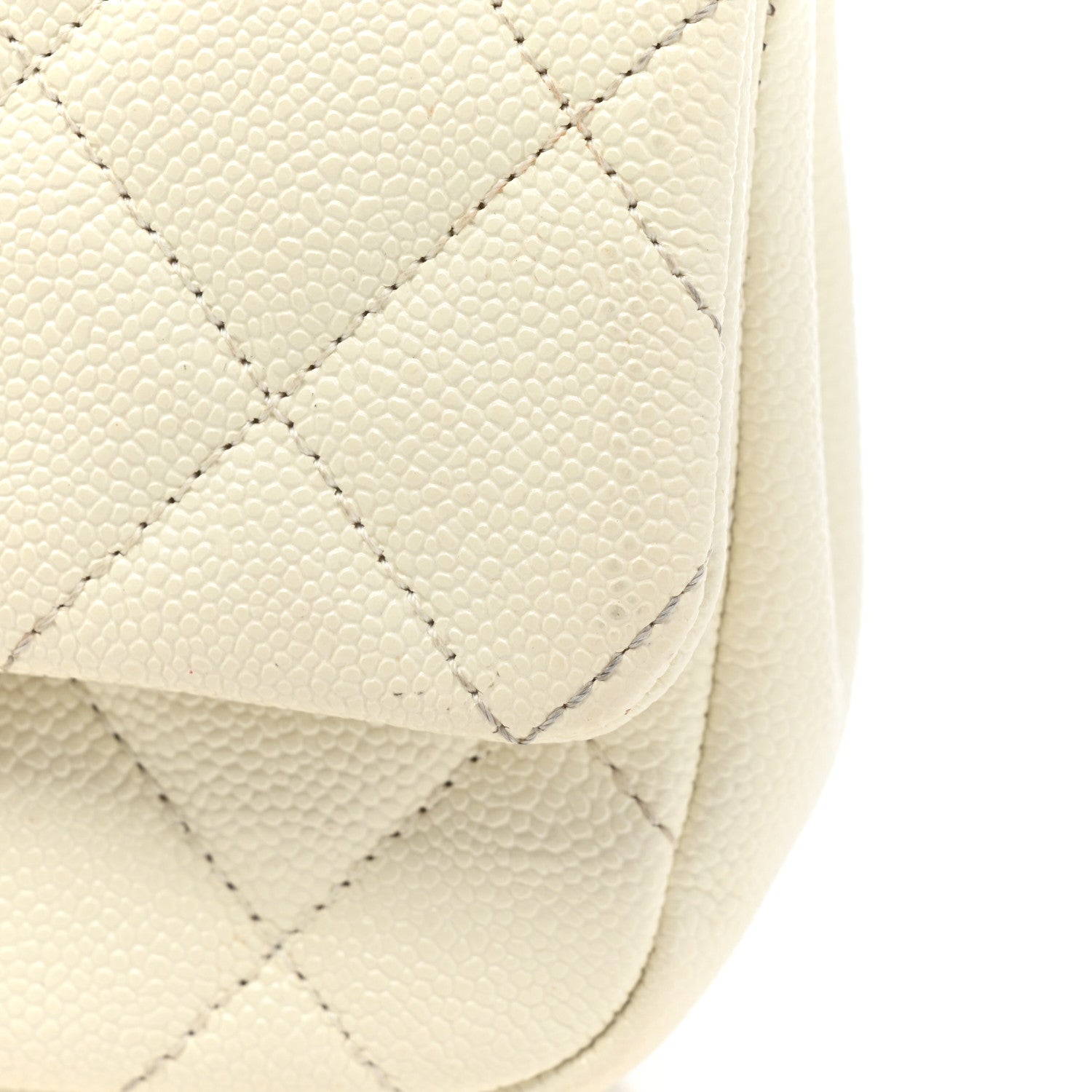Chanel Caviar Quilted Chain Melody Waist Belt Bag White 16 of 16