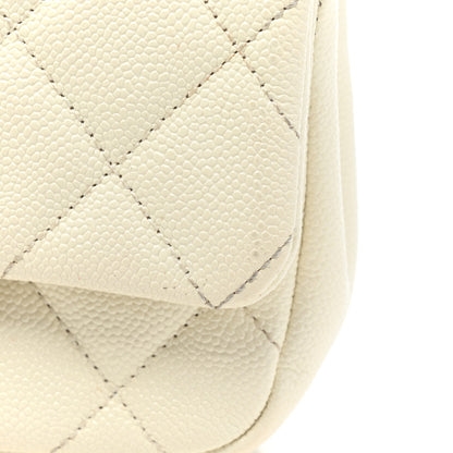 Chanel Caviar Quilted Chain Melody Waist Belt Bag White 16 of 16