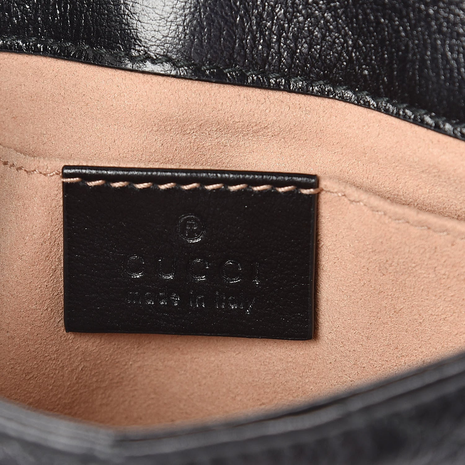 Gucci Calfskin Matelasse GG Marmont 2.0 Multi Belt Bag 85 34 Black 6 of 6
