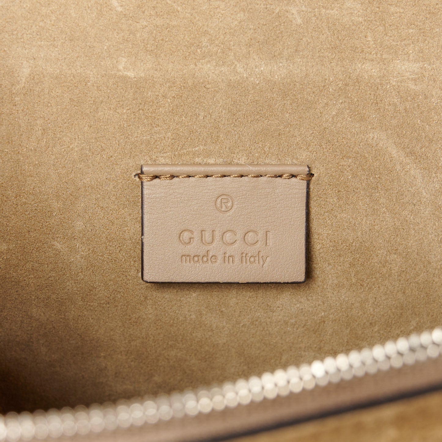 GG Supreme Monogram Small Dionysus Shoulder Bag Taupe