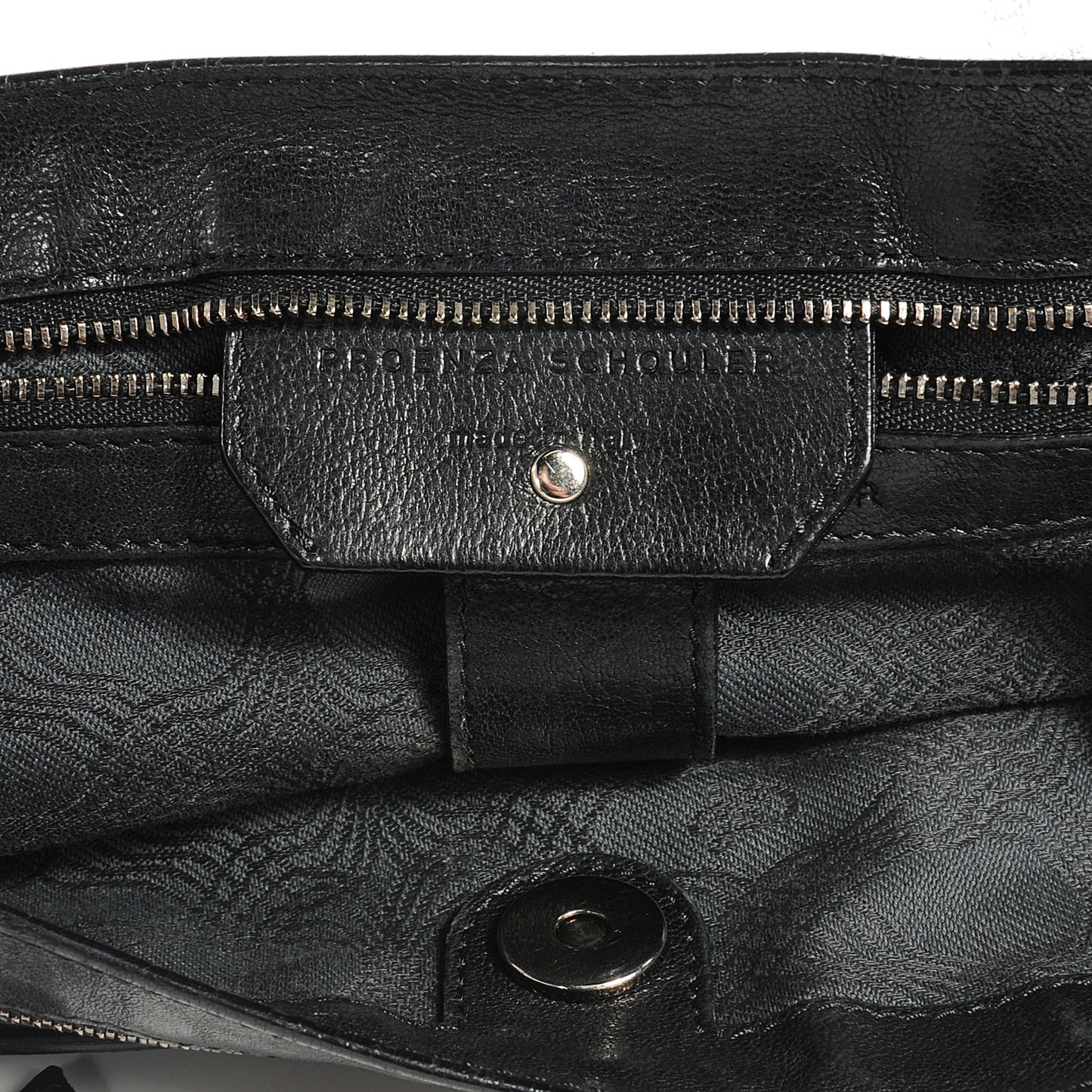 Lambskin PS1 Medium Satchel Black