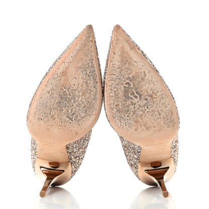 Jimmy Choo Coarse Glitter Romy 100 Pumps 40 6 of 9