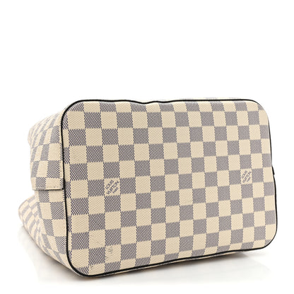 Louis Vuitton Damier Azur Braided Neonoe MM Blue 4 of 12
