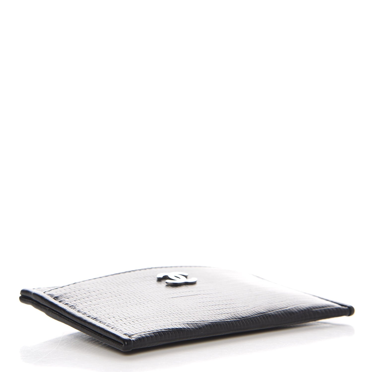 Chanel Lizard Card Holder Black 3 of 8