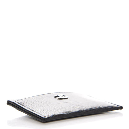 Chanel Lizard Card Holder Black 3 of 8