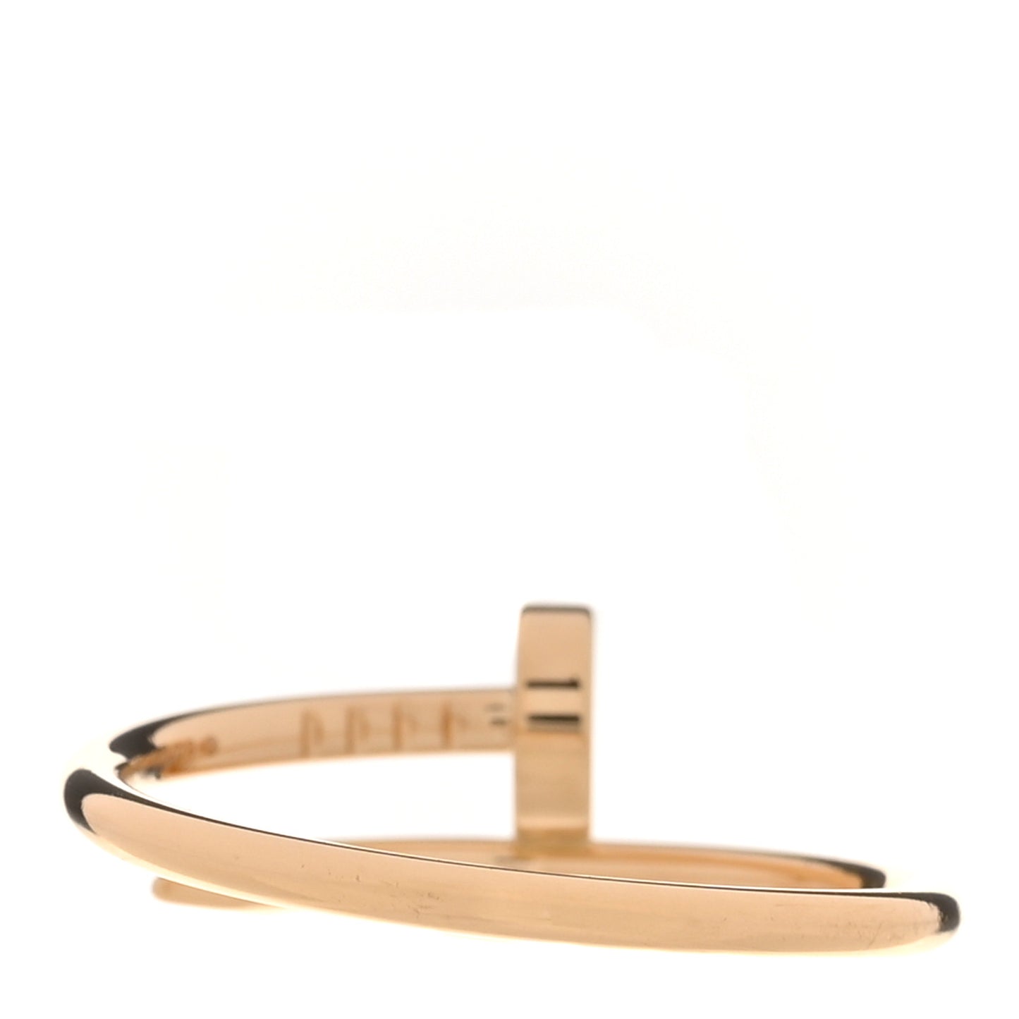 18K Yellow Gold Small Juste Un Clou Ring 58 8.25