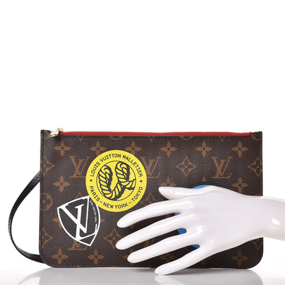Louis Vuitton Monogram World Tour Neverfull MM GM Pochette 2 of 8