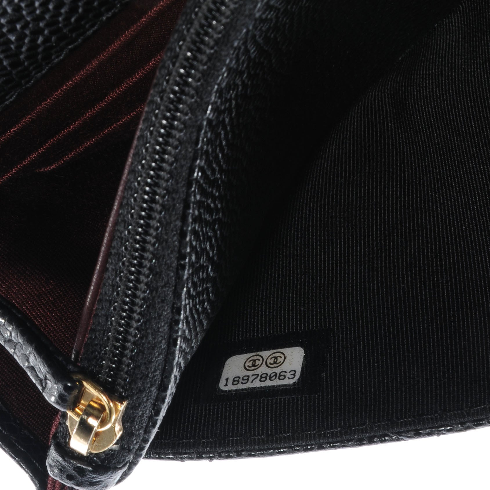 Chanel Caviar Quilted Wallet On Chain WOC Black 9 of 9