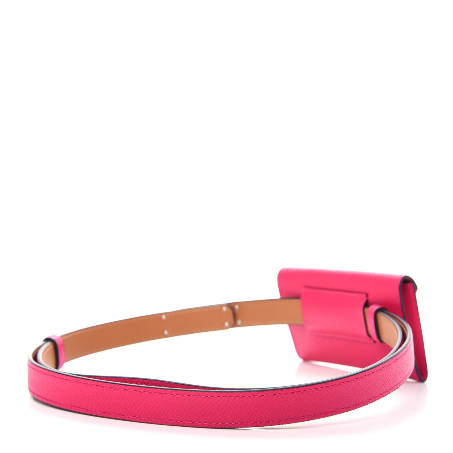 Epsom Kelly Pocket Belt Rose Mexico