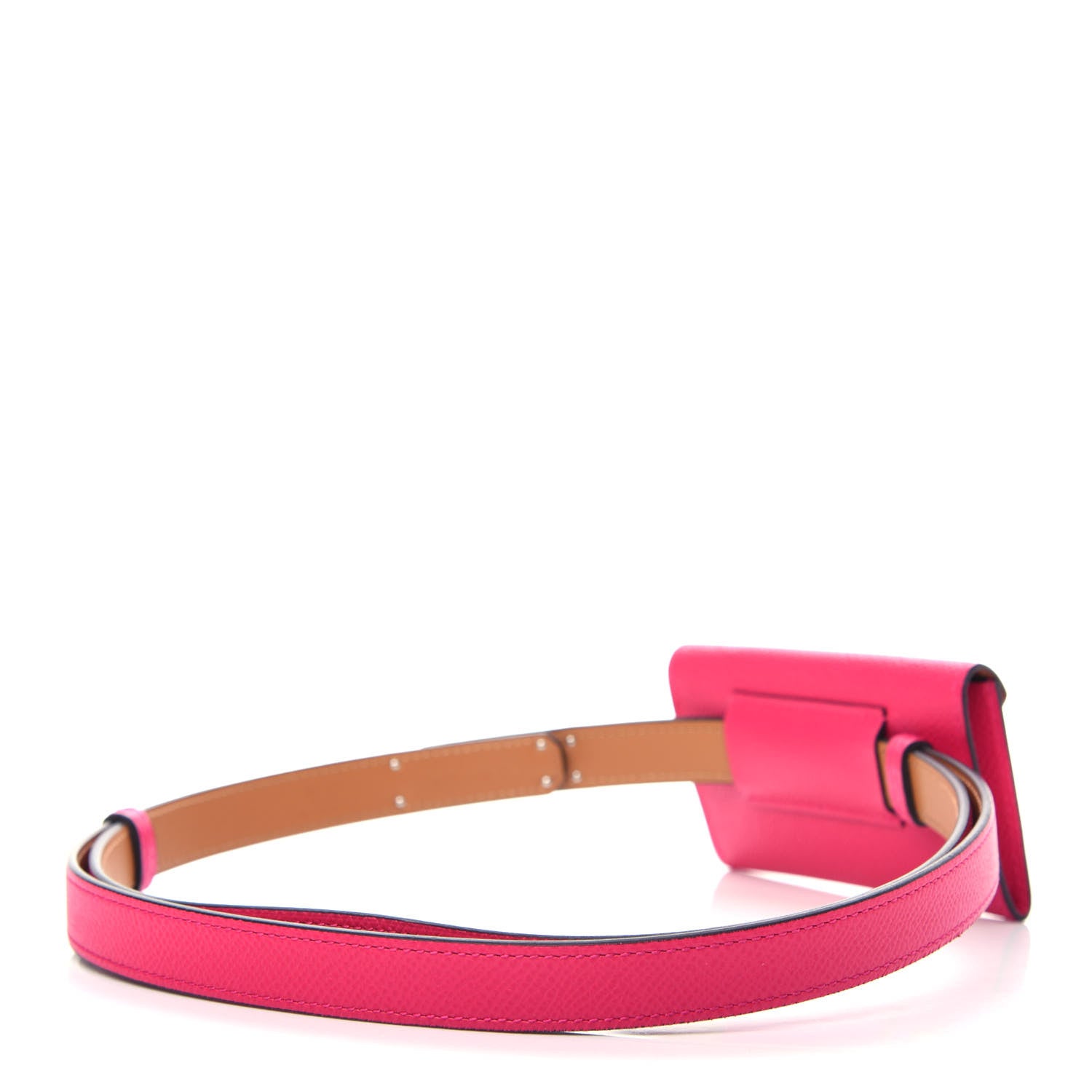 Hermes Epsom Kelly Pocket Belt Rose Mexico 2 of 7