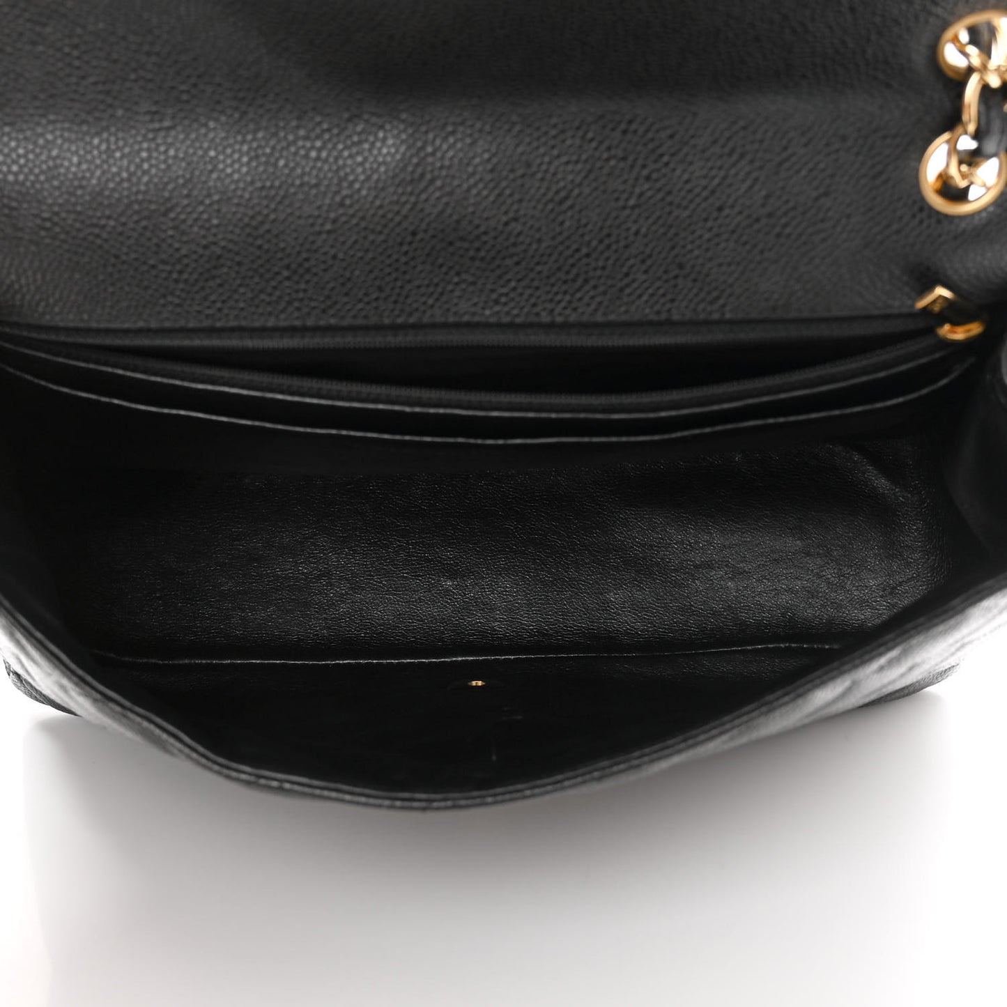 Caviar Quilted Maxi Single Flap Black