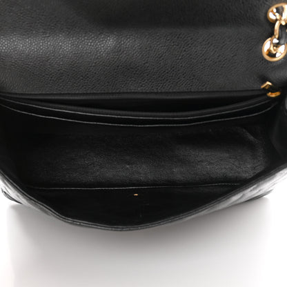 Chanel Caviar Quilted Maxi Single Flap Black 4 of 11