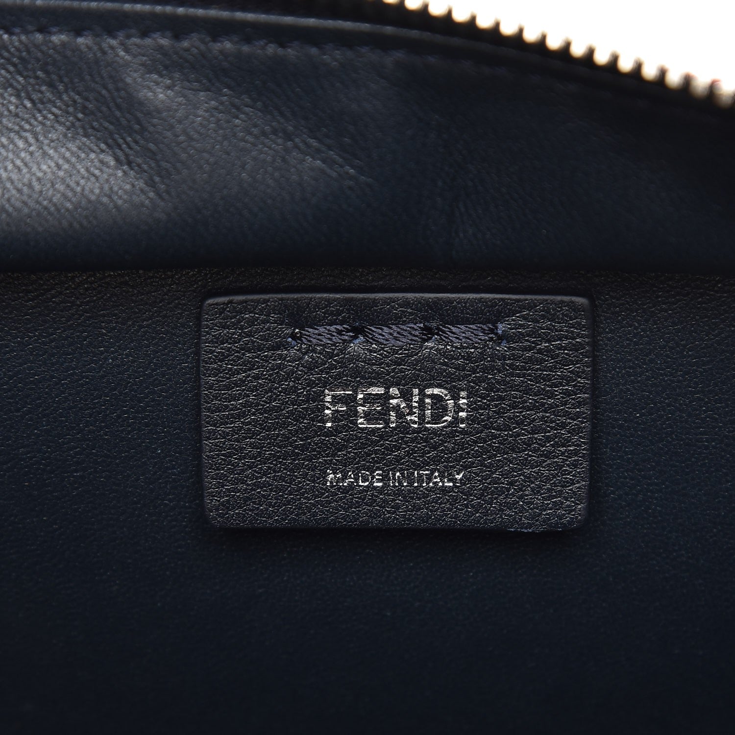 Fendi Vitello Dolce Mini 3jours Tote Blue Notte 7 of 8